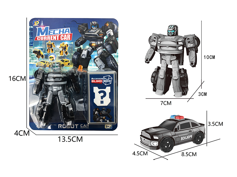 DIY Assemble Transformable Police Car