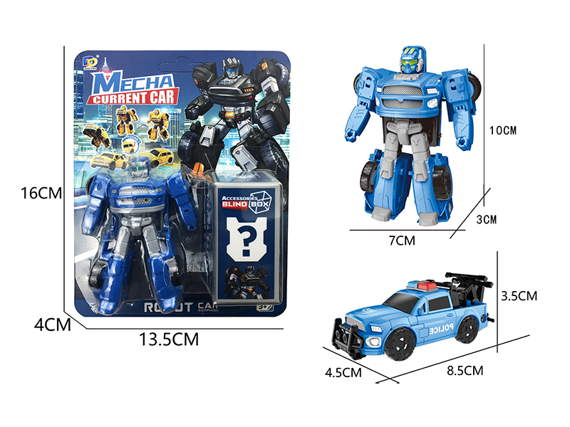 DIY Assemble Transformable Police Car