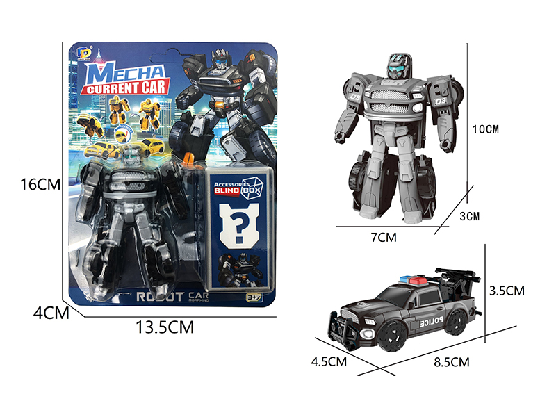 DIY Assemble Transformable Police Car