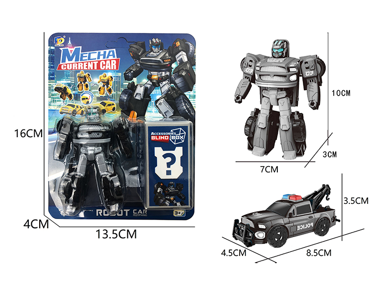 DIY Assemble Transformable Police Car