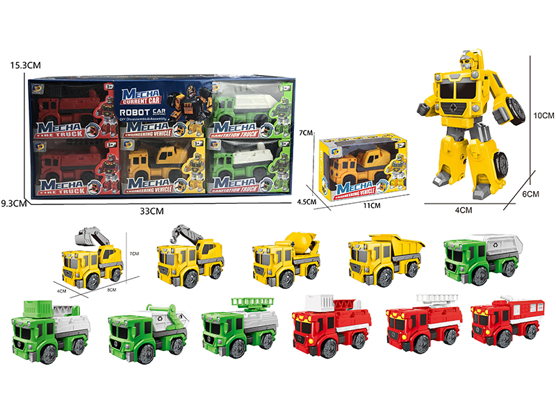 DIY Assemble Transformable Vehicle12PCS