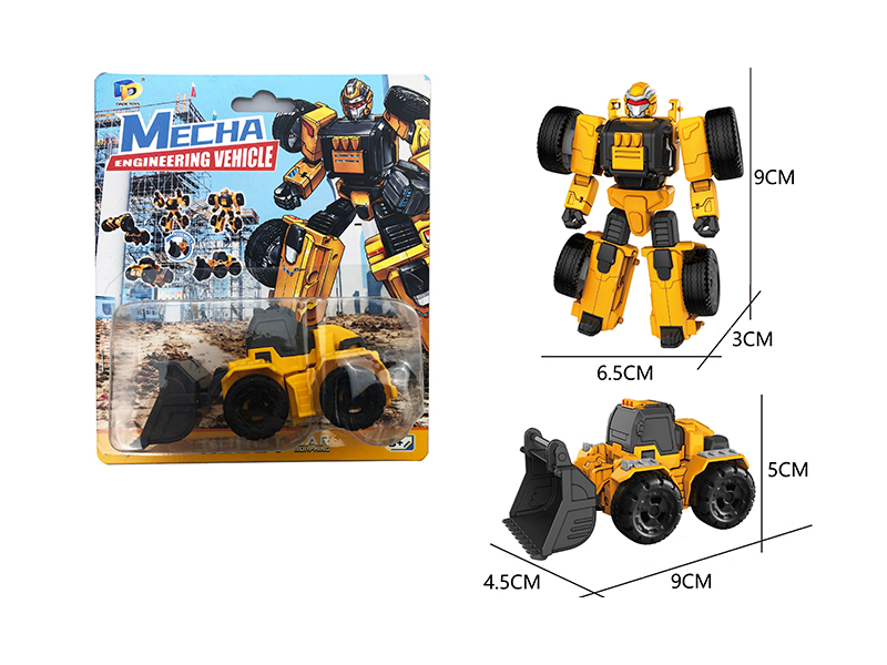 DIY Assemble Transformable Engineering Vehicle