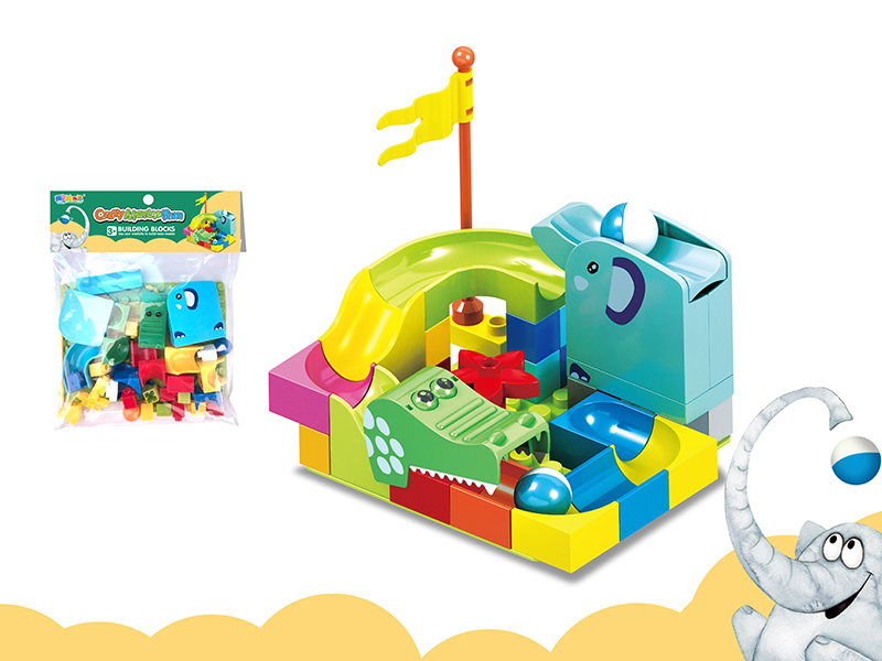 Crazy Marble Run Building Blocks + 10*14 Base Plate