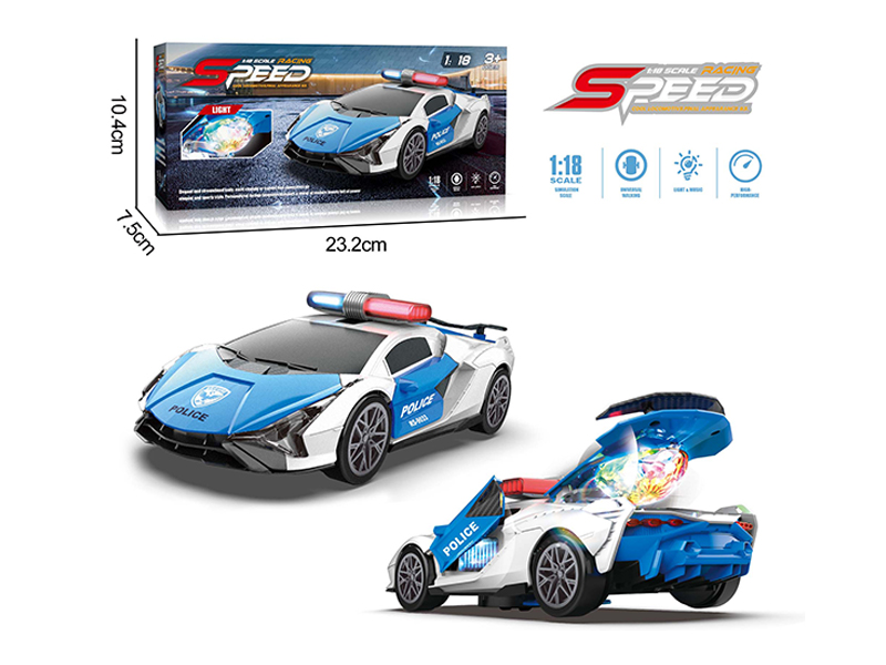 B/O Go And Bump Lamborghini Police Car