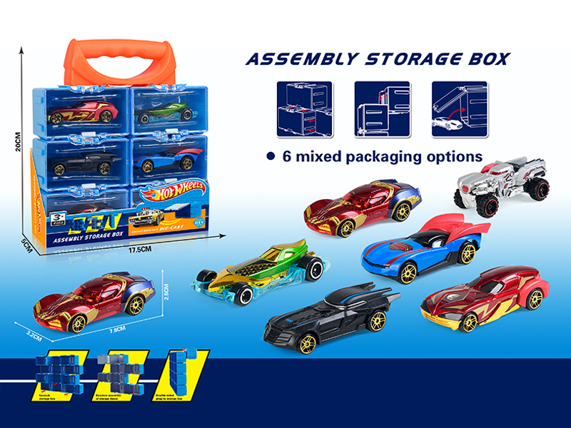 Wind Fire Wheel Assembly Storage Box(6 Slide Alloy League Of Legends Car)