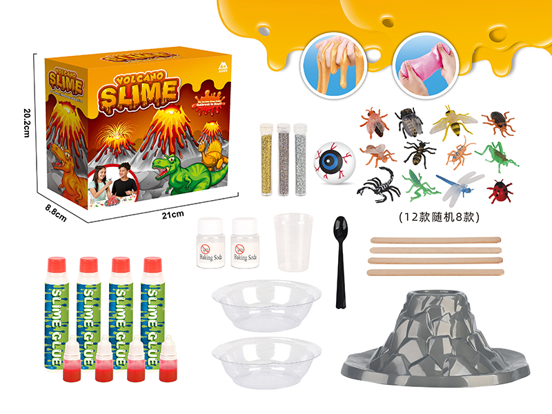 Volcano Slime(With Insects)