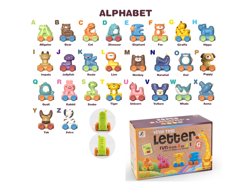 Slide Vinyl Letter Car