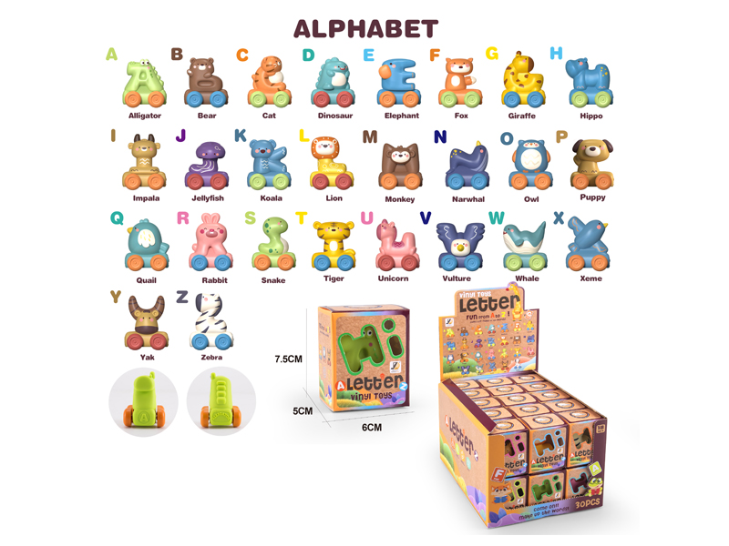 30PCS Slide Vinyl Letter Car