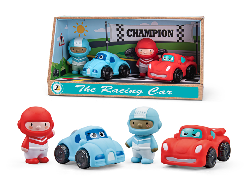 Slide Racing Car+Doll Combination