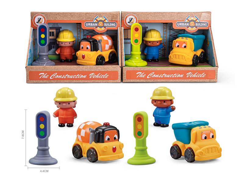 Vinyl Slide Engineering Vehicle