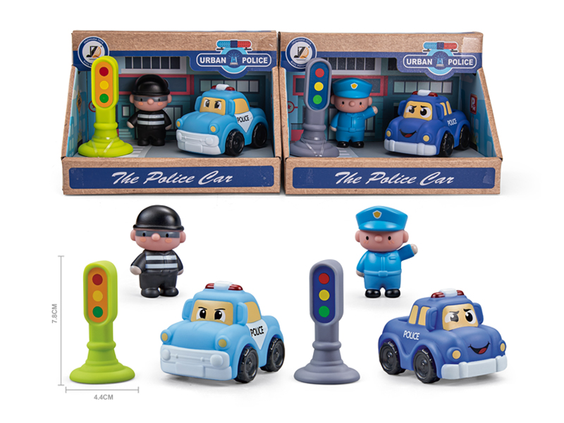 Vinyl Slide Police Vehicle