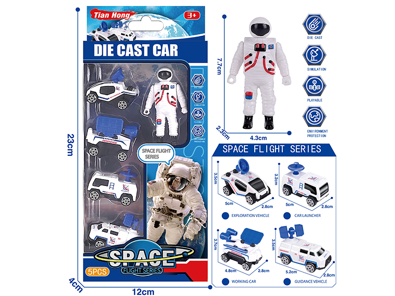 Slide Alloy Space Car