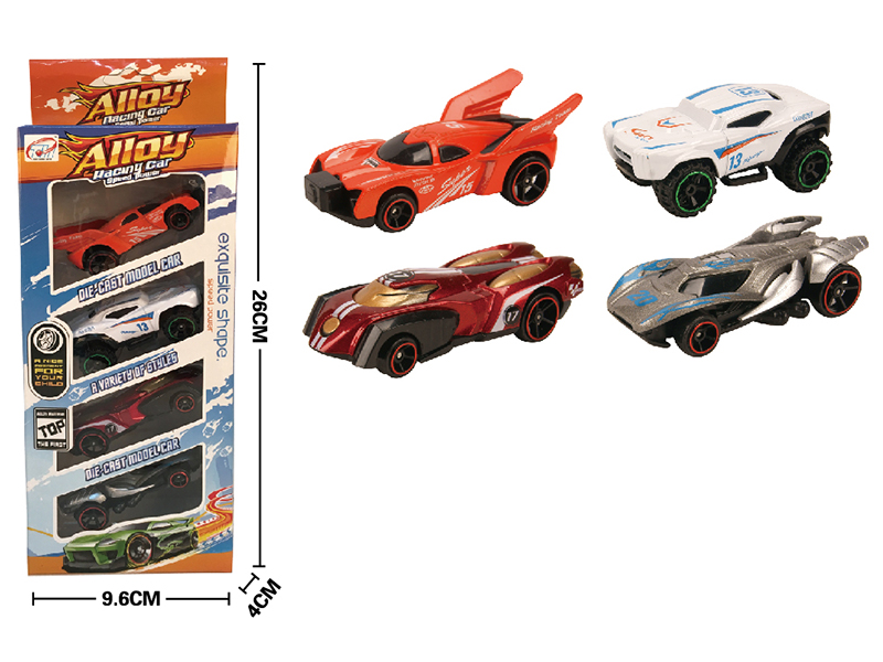 Slide Alloy Car(4PCS)
