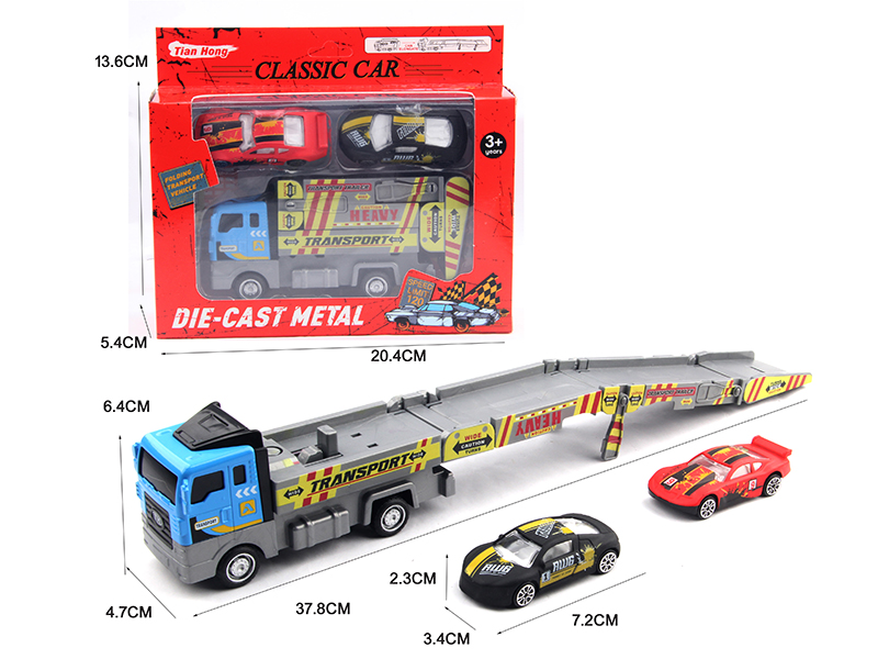 Folding Track Ejection Transport Trailer Set