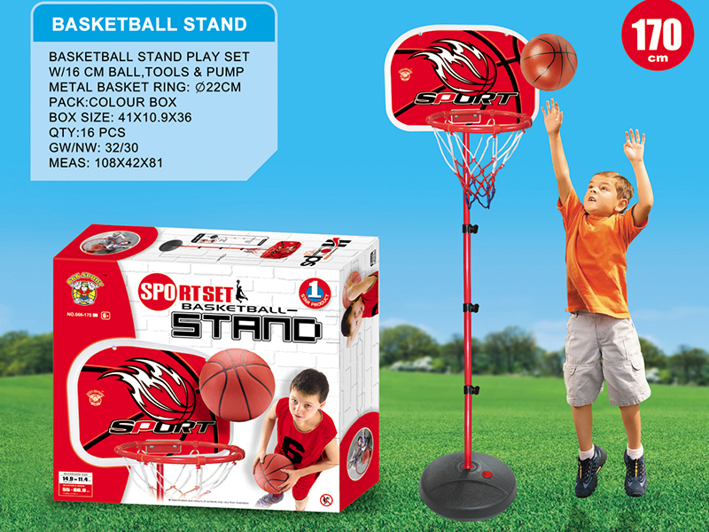 38*170cm Basketball Stand
