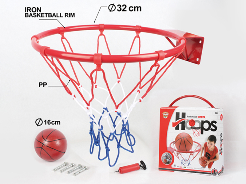 32cm Iron Basketball Hoop(With Plastic Hook)