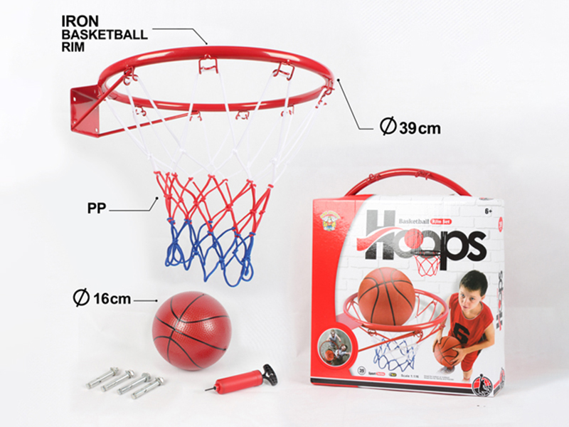 39cm Iron Basketball Hoop