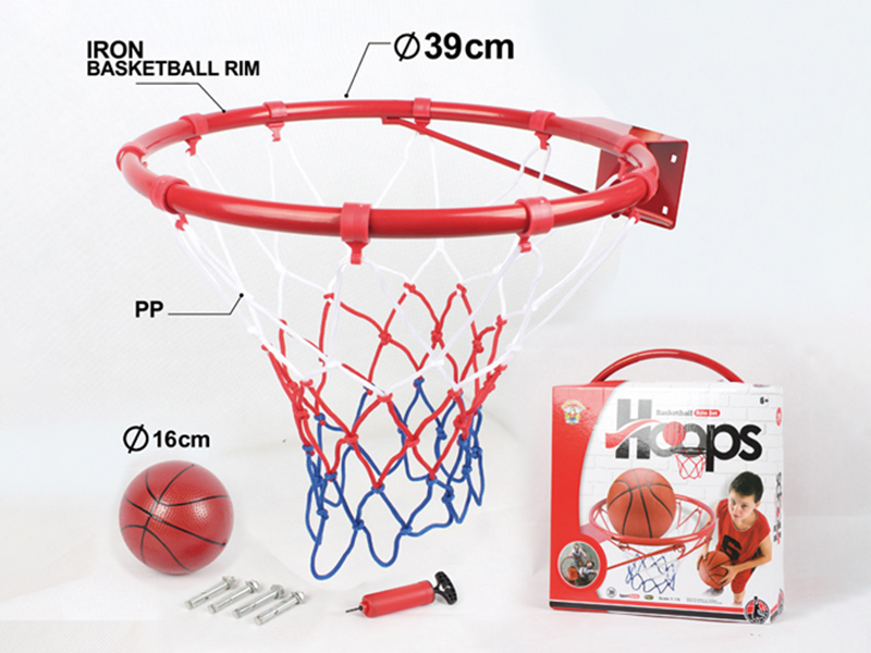 39cm Iron Basketball Hoop(With Plastic Hook)