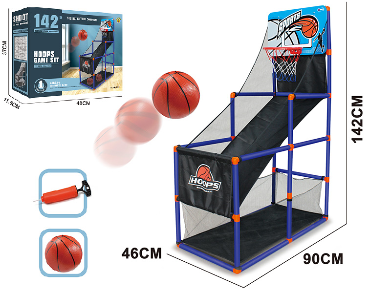 142cm Basketball Shooting Machine(Blue)