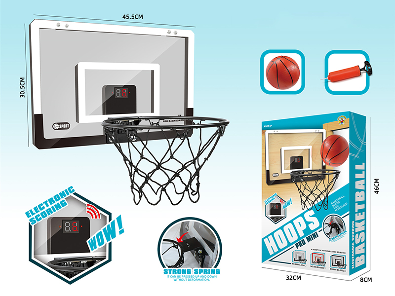 45cm Electronic Scoring Dunk Transparent Basketball Board