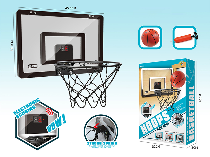 45cm Electronic Scoring Dunk Transparent Basketball Board