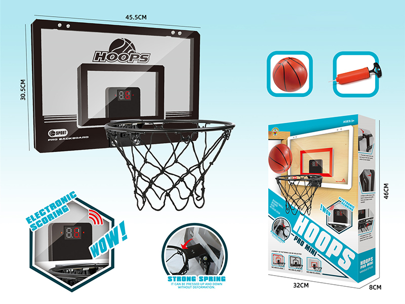 45cm Electronic Scoring Dunk Transparent Basketball Board