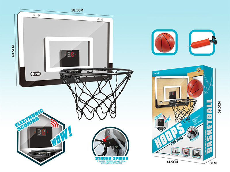 58cm Electronic Scoring Dunk Transparent Basketball Board