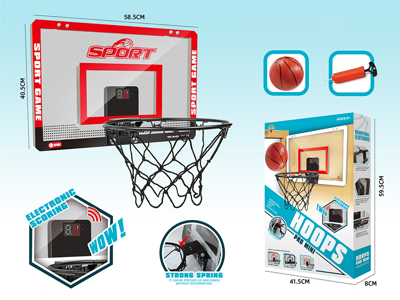 58cm Electronic Scoring Dunk Transparent Basketball Board