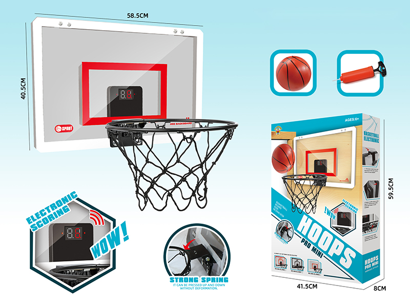 58cm Electronic Scoring Dunk Transparent Basketball Board