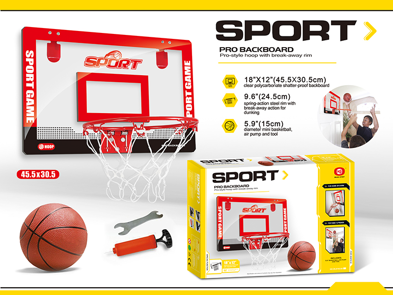 45cm Simulated Dunk Transparent Basketball Board