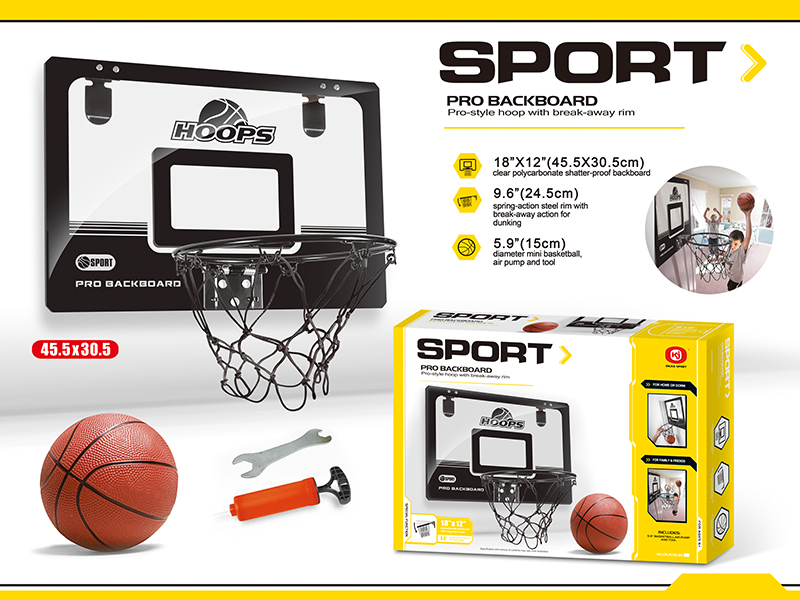 45cm Simulated Dunk Transparent Basketball Board