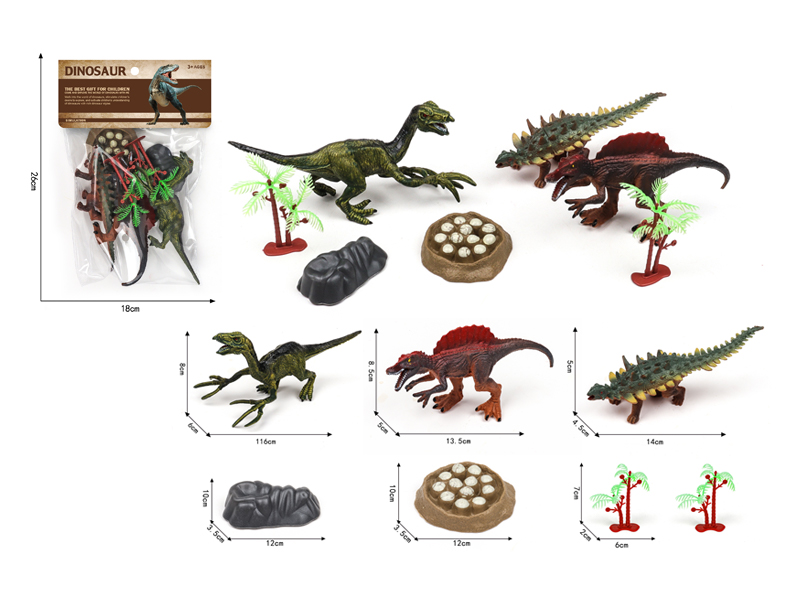 PVC Dinosaur Toy Set