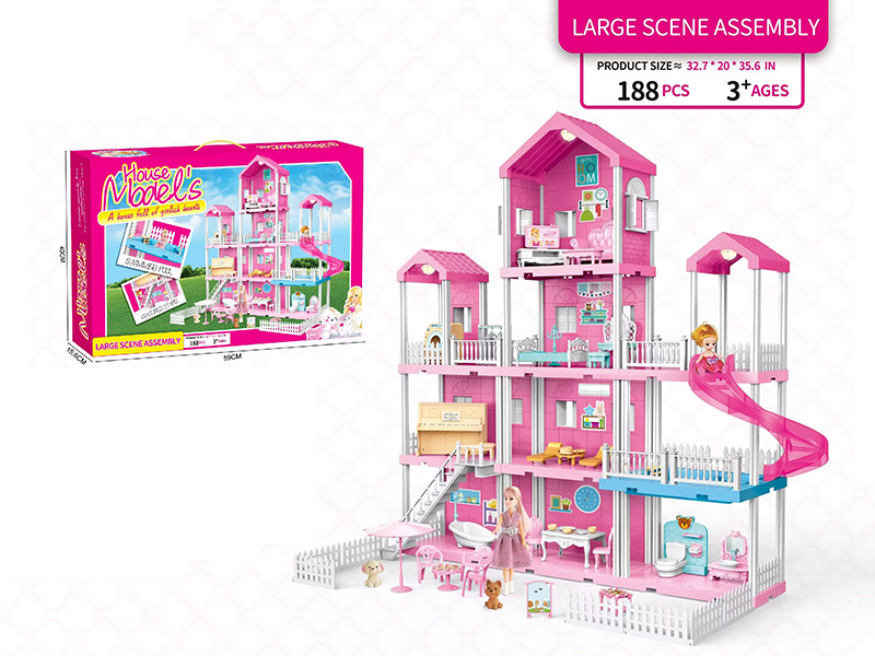 DIY Assembly Villa With Light