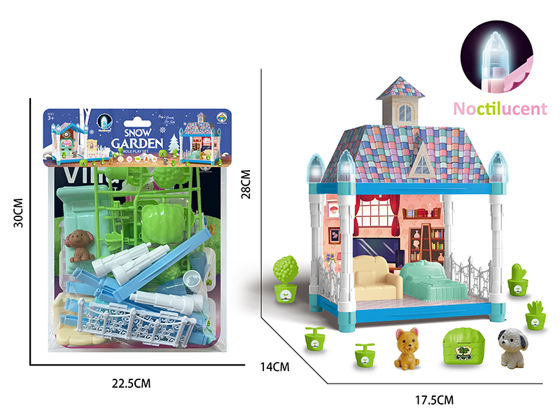 DIY Assembly Villa (Glow In The Dark)44PCS