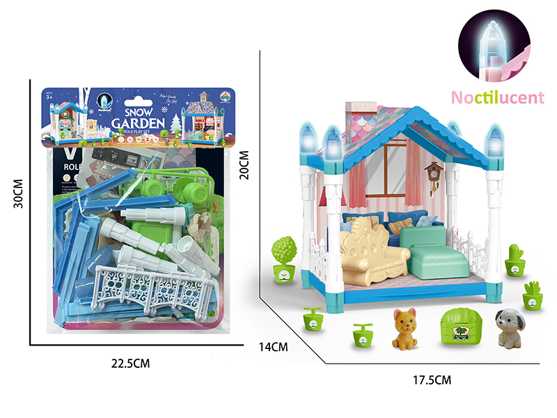 DIY Assembly Villa (Glow In The Dark)44PCS