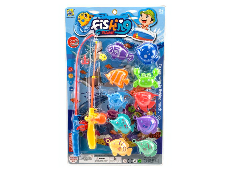 Double Pole Fishing Toy Set