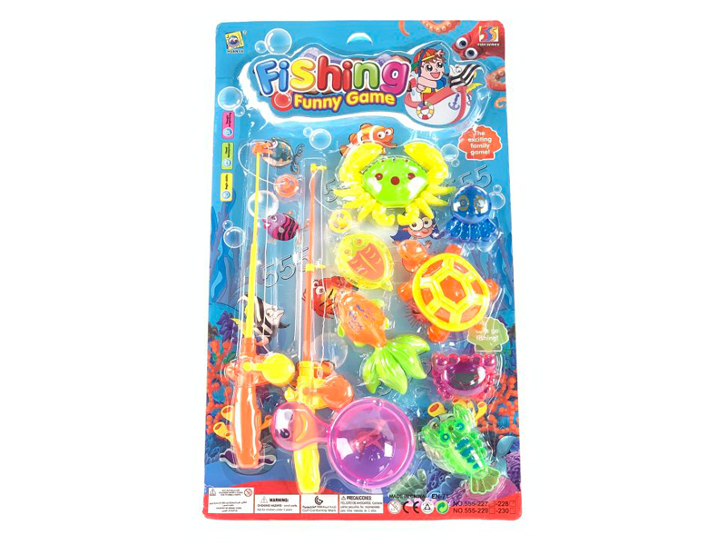 Double Pole Fishing Toy Set