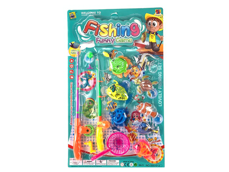 Double Pole Fishing Toy Set