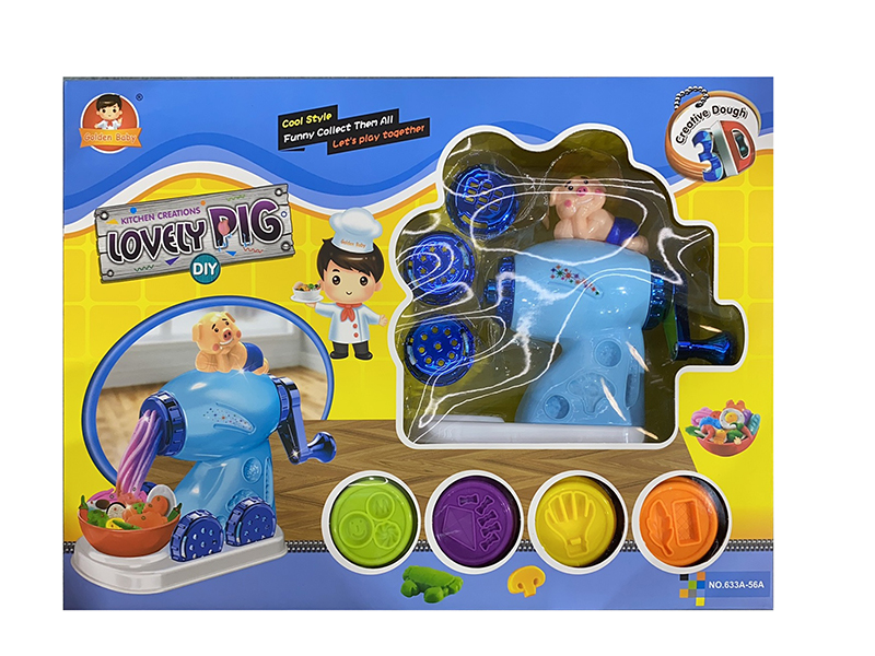 Pig Noodle Maker Play Dough Set