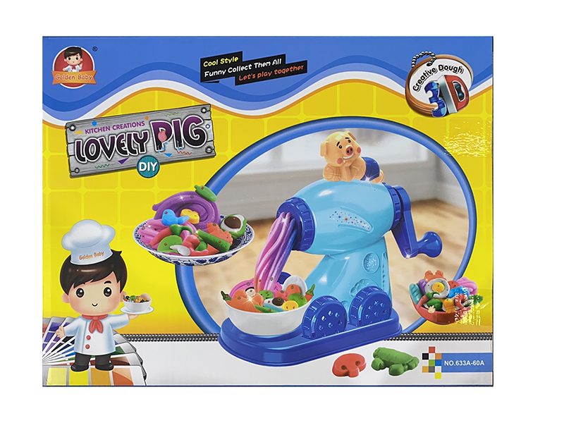 Pig Noodle Maker Play Dough Set