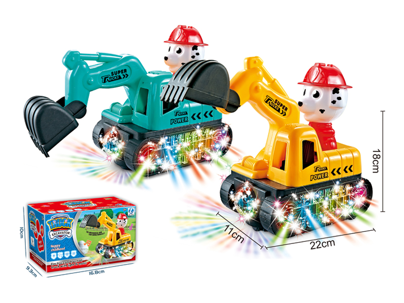 B/O Go And Bump Dog Excavator