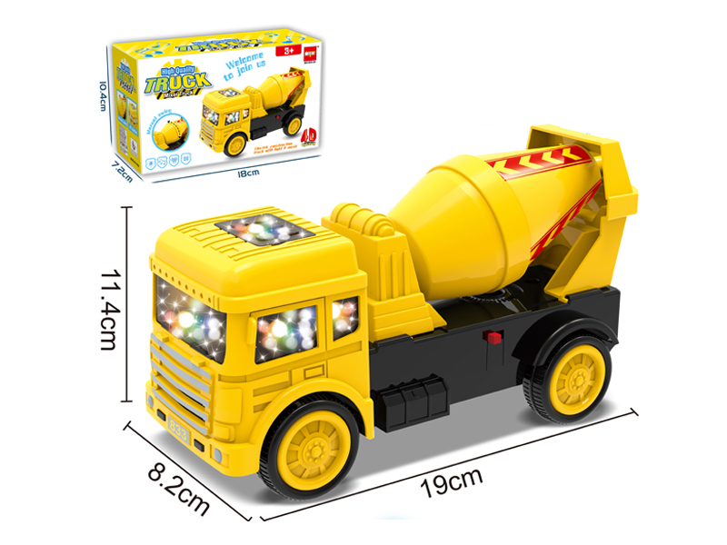 B/O Go And Bump Engineering Mixer Truck