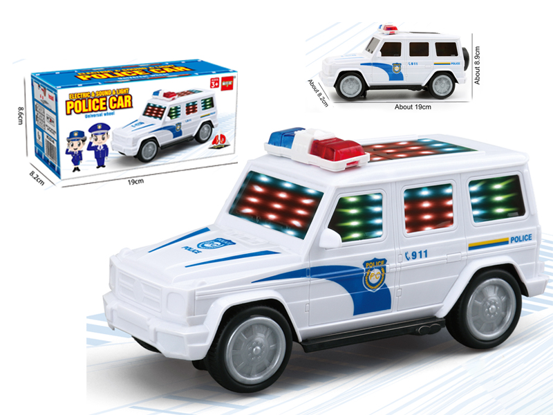 B/O Go And Bump Simulated Police Vehicle With Sound And Light