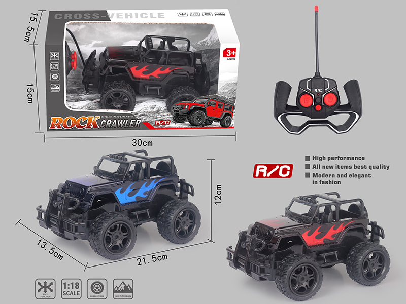 5 Channel Remote Control Off-Road Vehicle(Wrangler)
