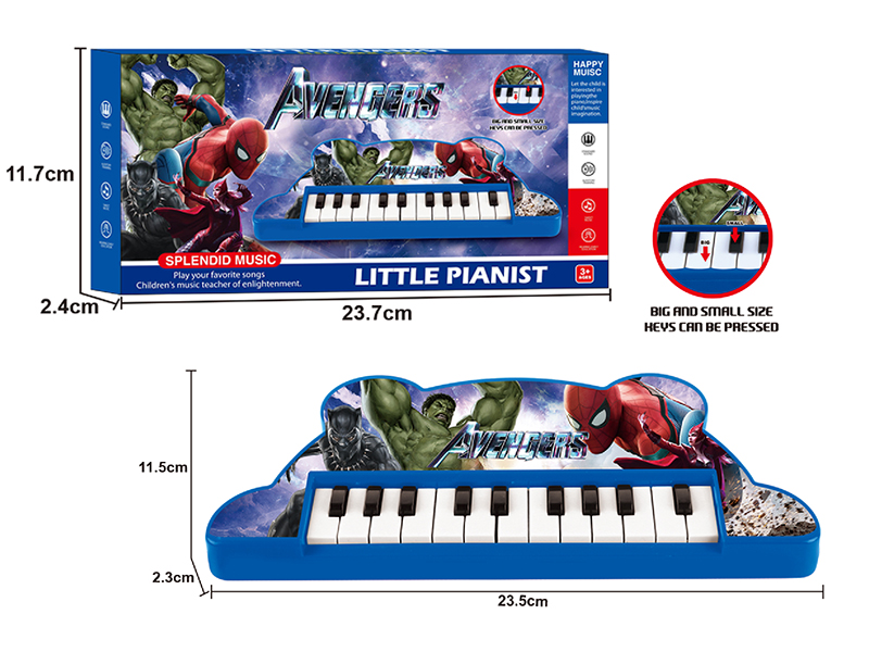 The Avengers 22 Keys Music Electronic Organ(Blue)