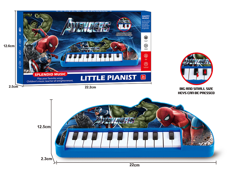 The Avengers 22 Keys Music Electronic Organ(Blue)