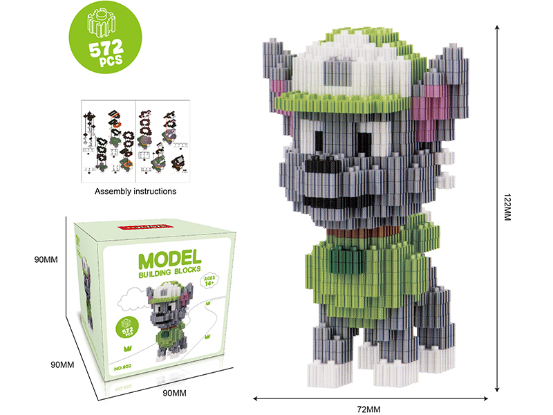 Model Building Blocks 572PCS