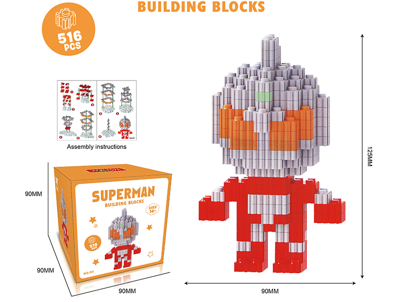 Model Building Blocks 516PCS