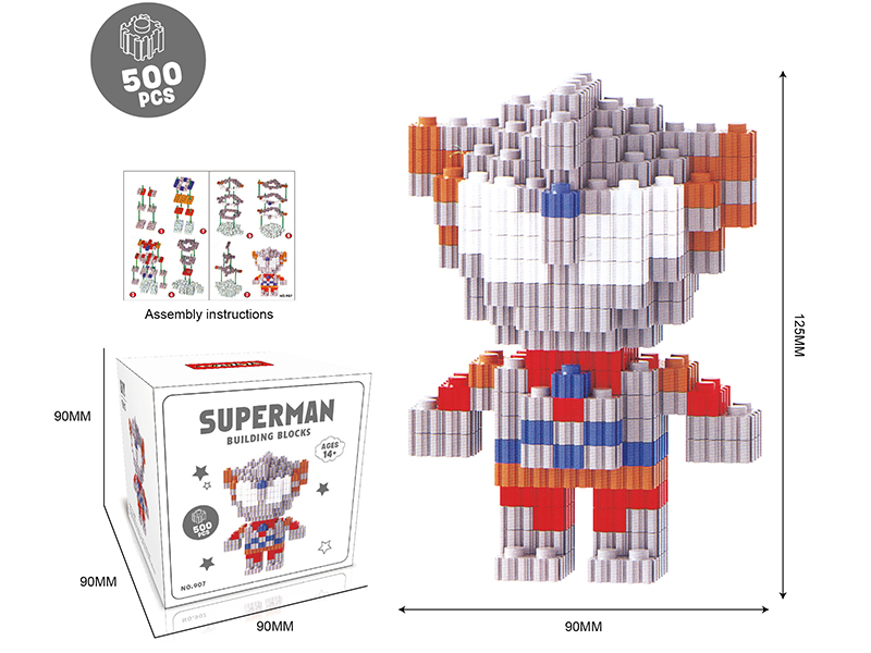 Model Building Blocks 500PCS