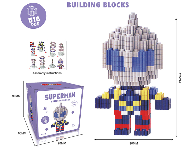 Model Building Blocks 516PCS
